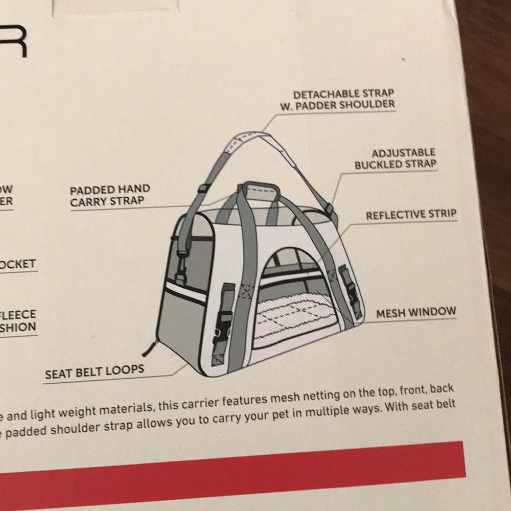 Spyder Small Dog or Cat Pet Carrier (Airplane Approved) New In Box - Picture 8 of 10