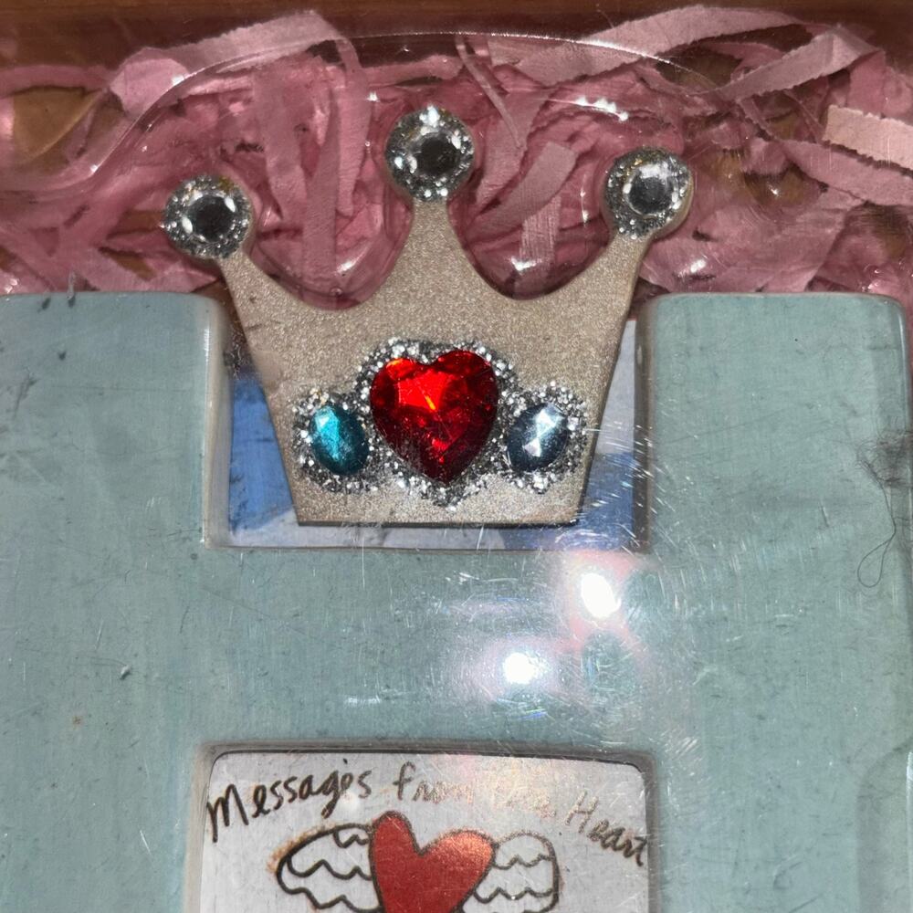 Sylvestri Princess Power Ceramic Frame Jeweled Crown Accent - Picture 4 of 5