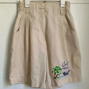 Embroidered bermuda shorts S