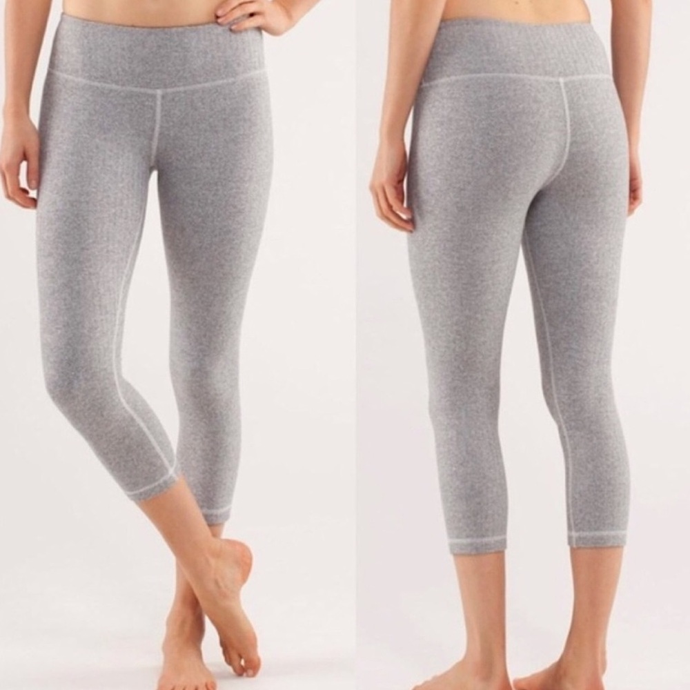 NWT Rare! Lululemon Herringbone Ghost Leggings