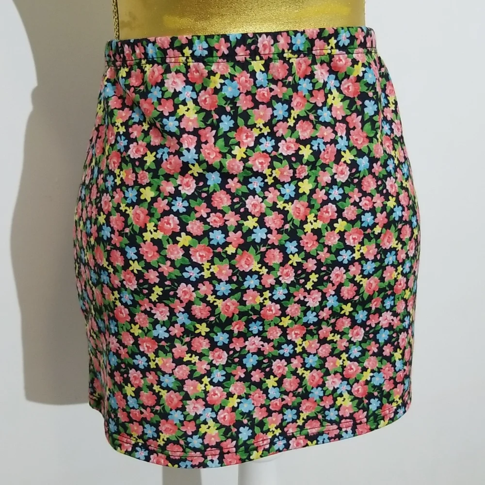 Free People Floral Print Mini Skirt - Picture 1 of 7