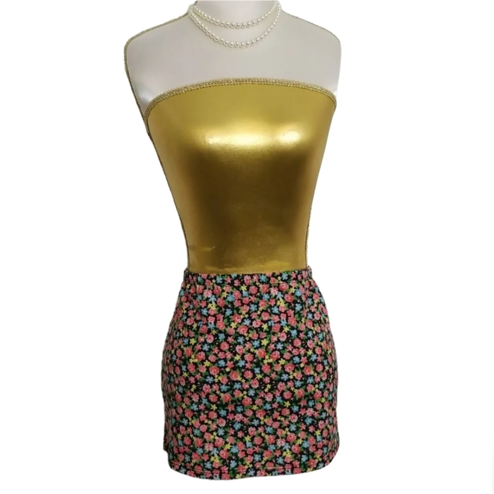 Free People Floral Print Mini Skirt - Picture 2 of 7