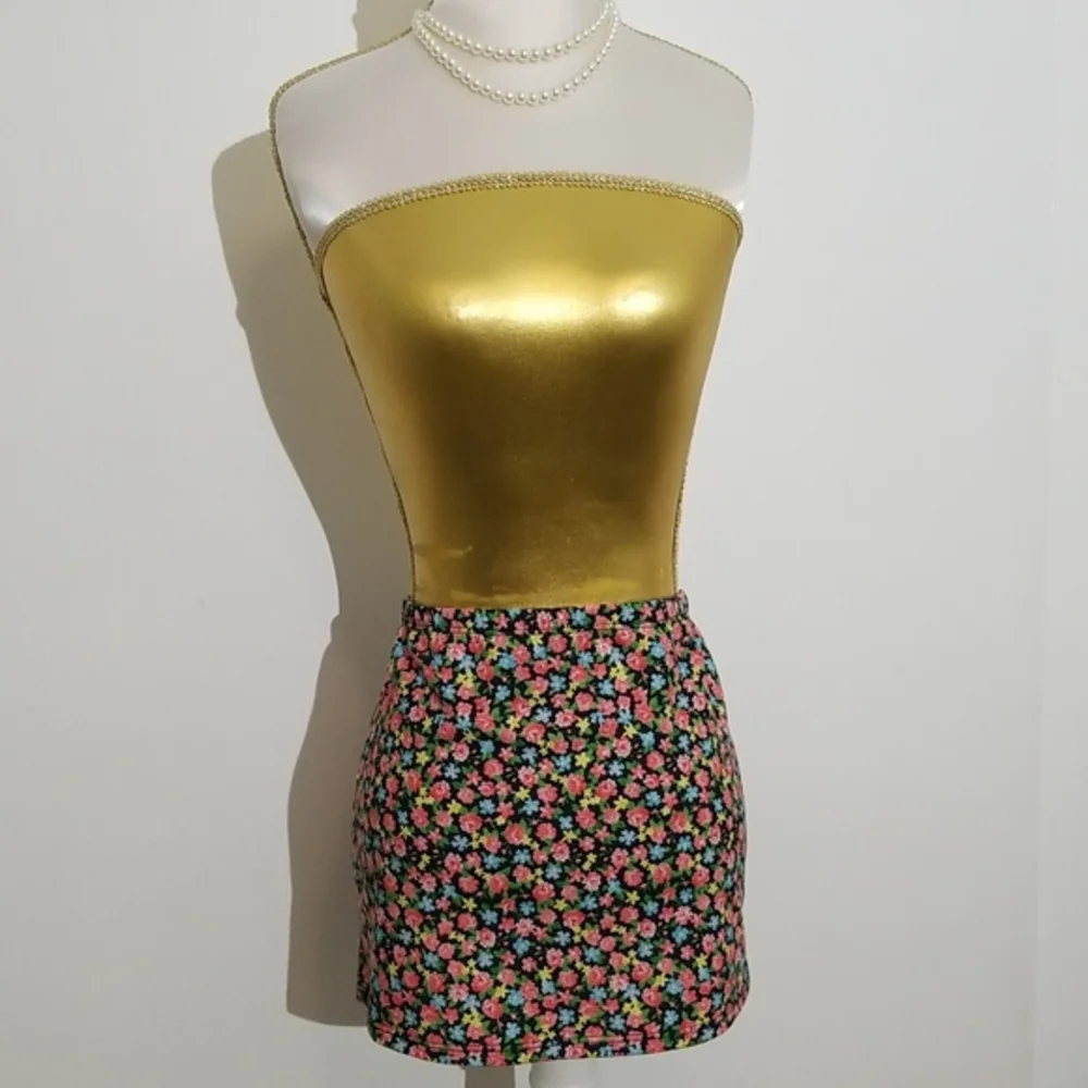 Free People Floral Print Mini Skirt - Picture 5 of 7