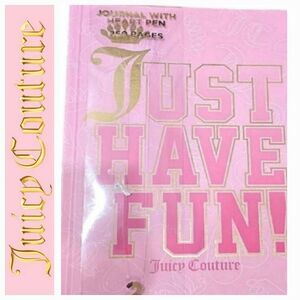 Juicy Couture Home Just Have Fun Journal