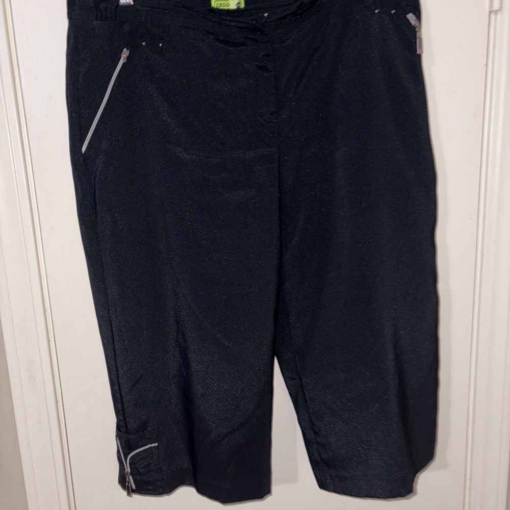 Izod extreme function golf stretch capris size 10 black