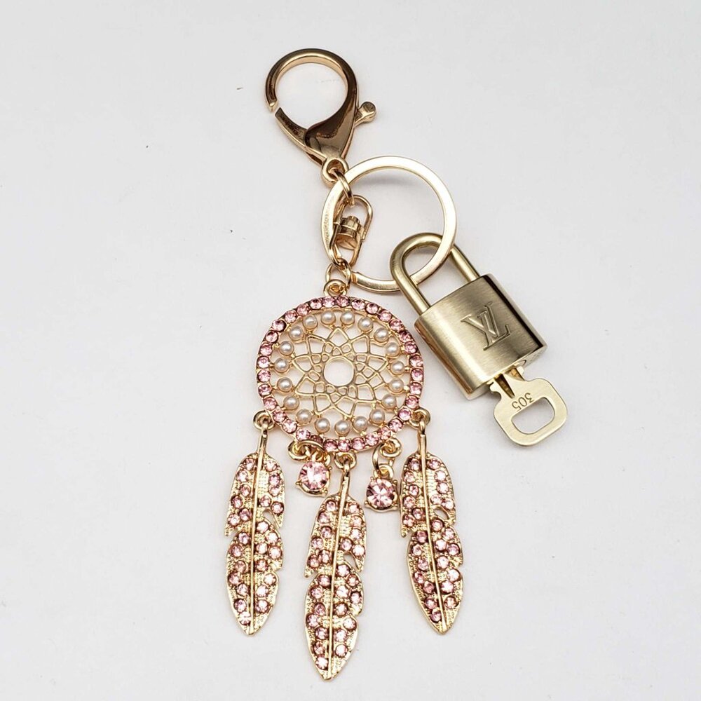 Louis Vuitton Authentic Gold Lock 🔒 Unbranded Keychain Charm for Bags