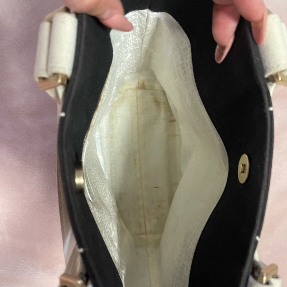 Chanel Black and White Quilted Tote Bag - Picture 5 of 12