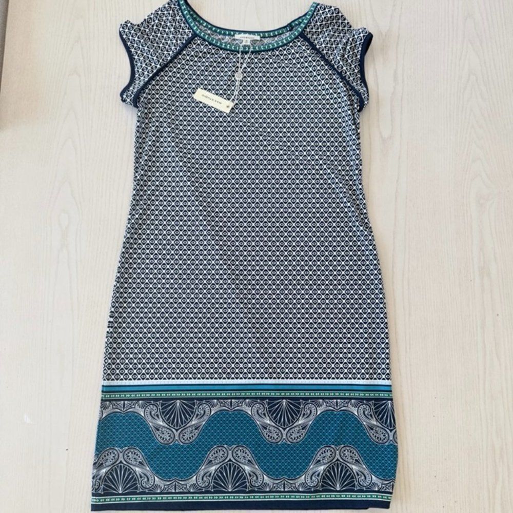 NWT Max Studio London Geometric Dress Size Medium