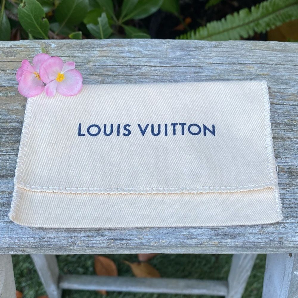 Louis Vuitton Small Dust Bag Flap Fold Over Envelope Style 5" X 3". EUC!