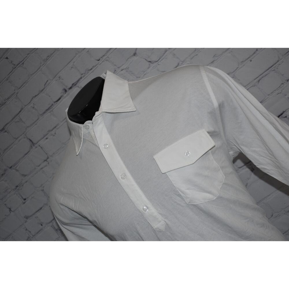 Onward Reserve Golf Polo Shirt Mens Size XL Front Pocket White Old School NEW