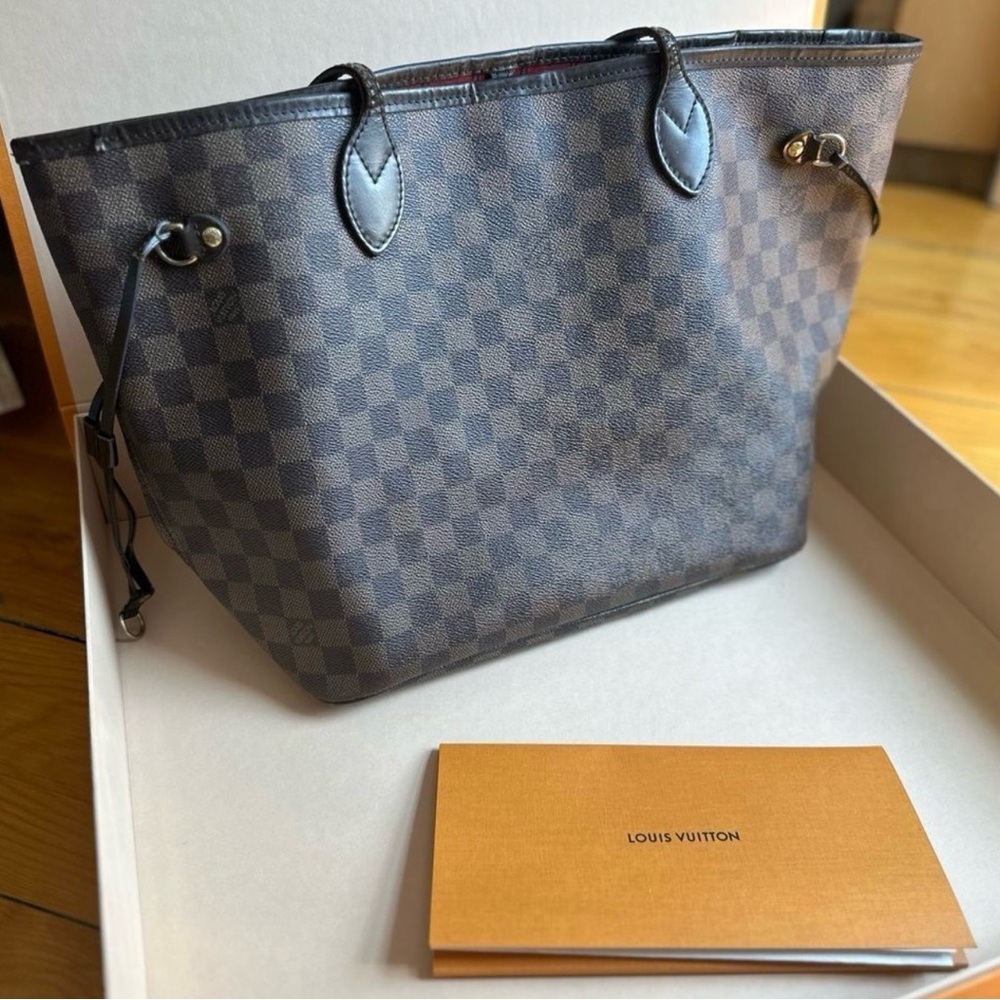 Louis Vuitton Checkered Tote Bag