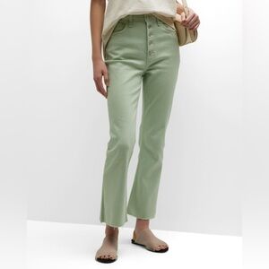 rag & bone Casey High Rise Ankle Flare Jeans in Mint 
Green Size 26