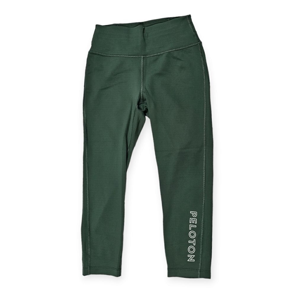 Peloton Green Cropped Workout‎ Leggings Women's Size Small