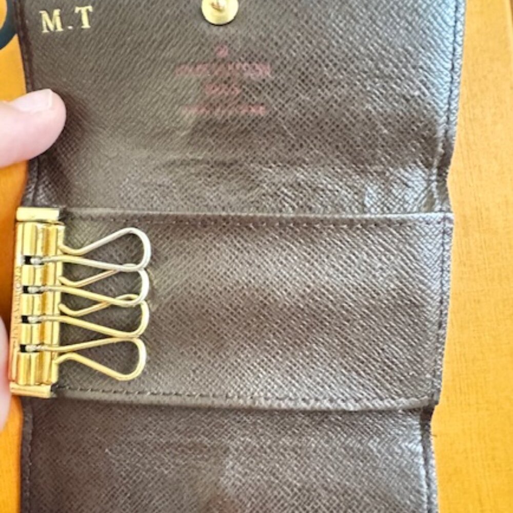 LOUIS VUITTON DAMIER EBENE BROWN - FOUR KEY HOLDER - Picture 3 of 5