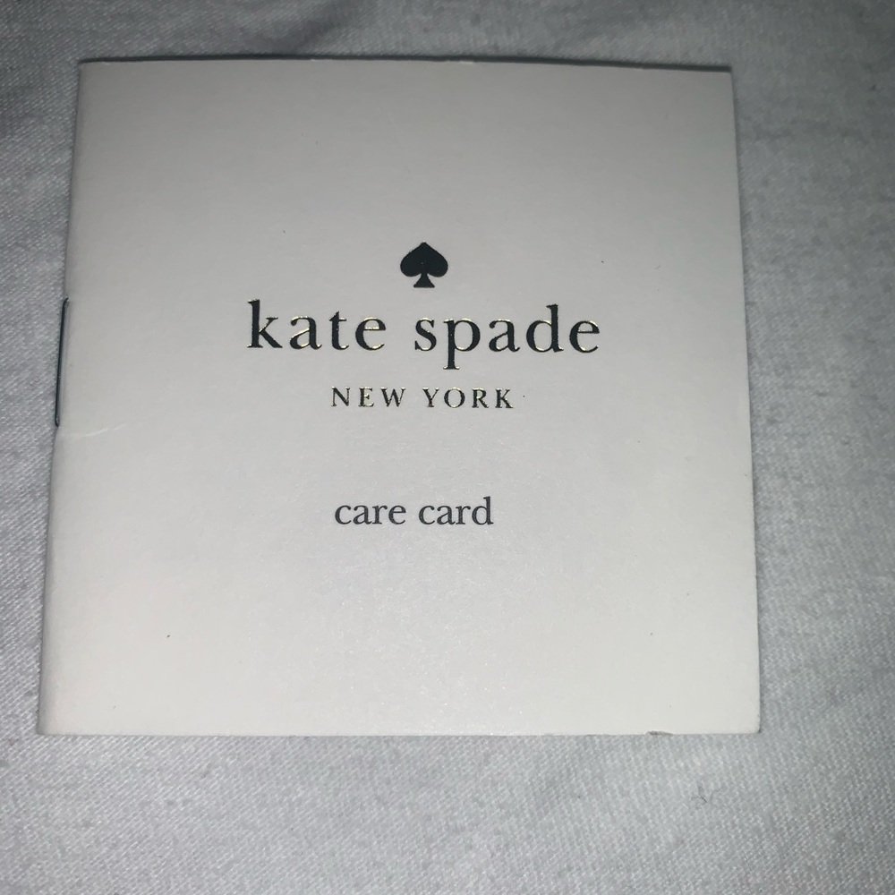 Kate Spade Blue Tote Bag with Gingham Pattern - Picture 6 of 7