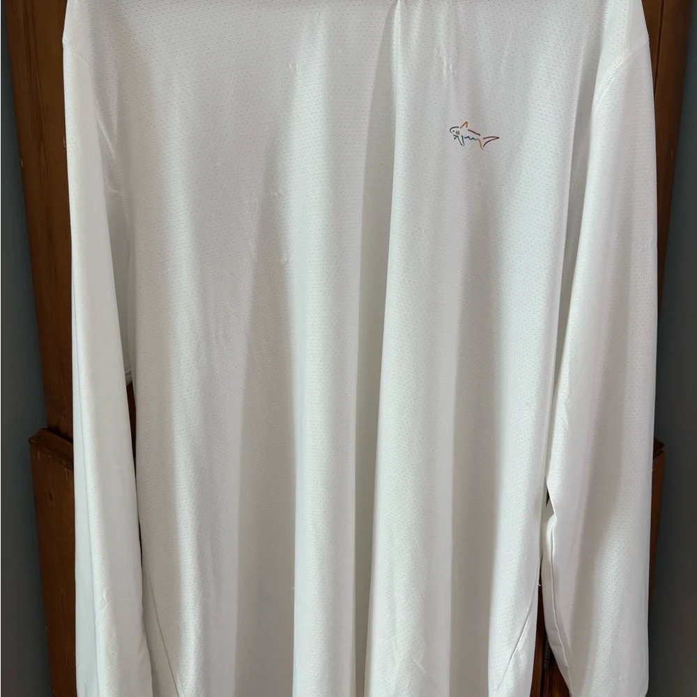 Greg Norman Collection White Performance Shirt - Picture 1 of 4