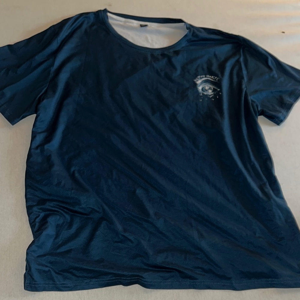 Mans Size XXL NFINITY Blue Short Sleeve Tees.