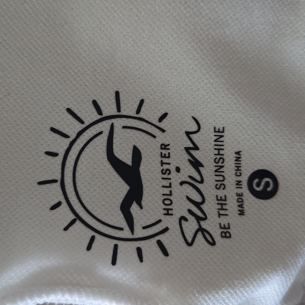 Hollister Smocked Bandeau Swim Top - Picture 3 of 3