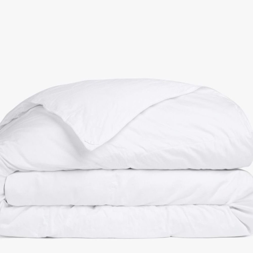 Parachute• sateen duvet cover white  - size king