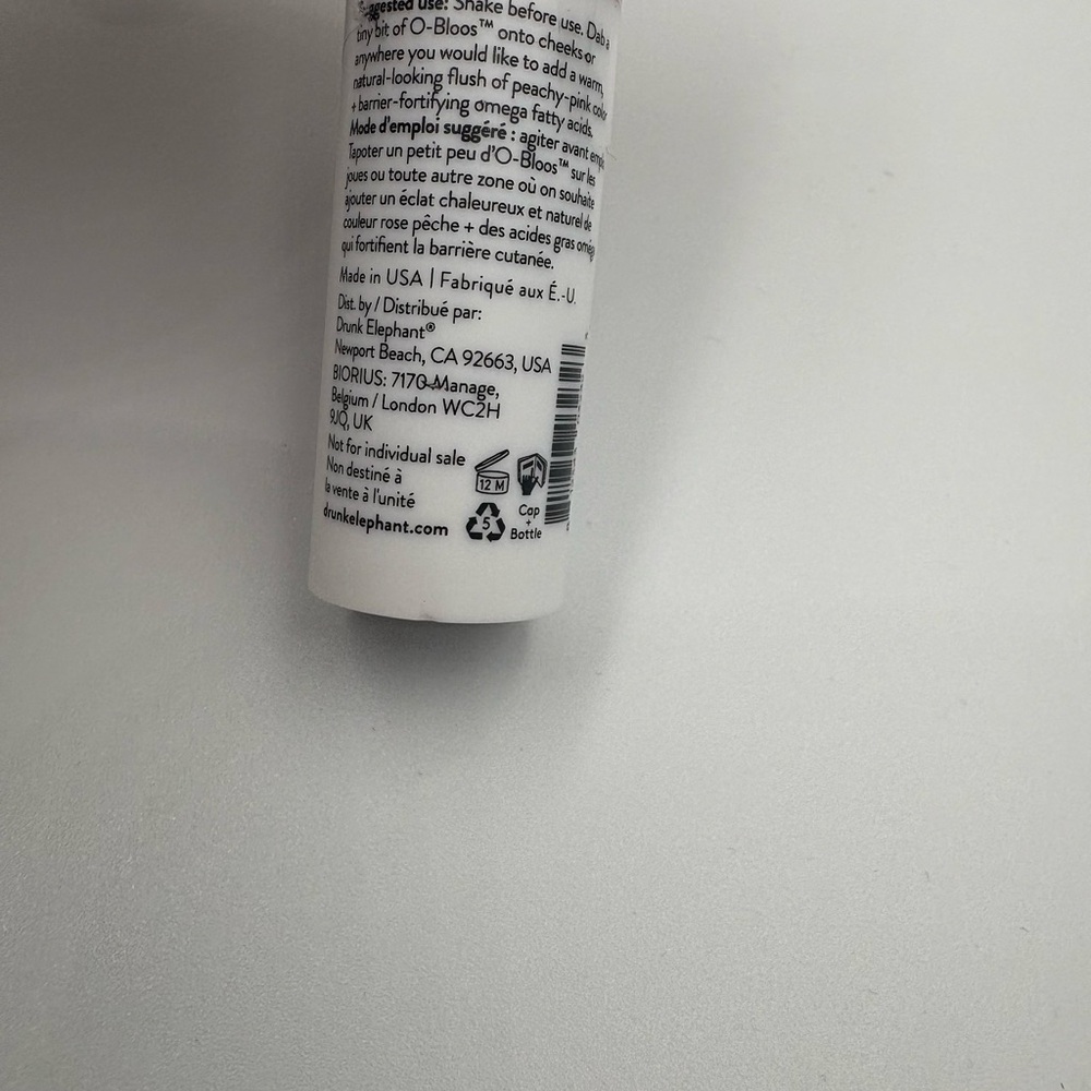 Drunk Elephant O-Bloos Rosi Drops in Red and White 5ml/.16oz travel size - Picture 3 of 8