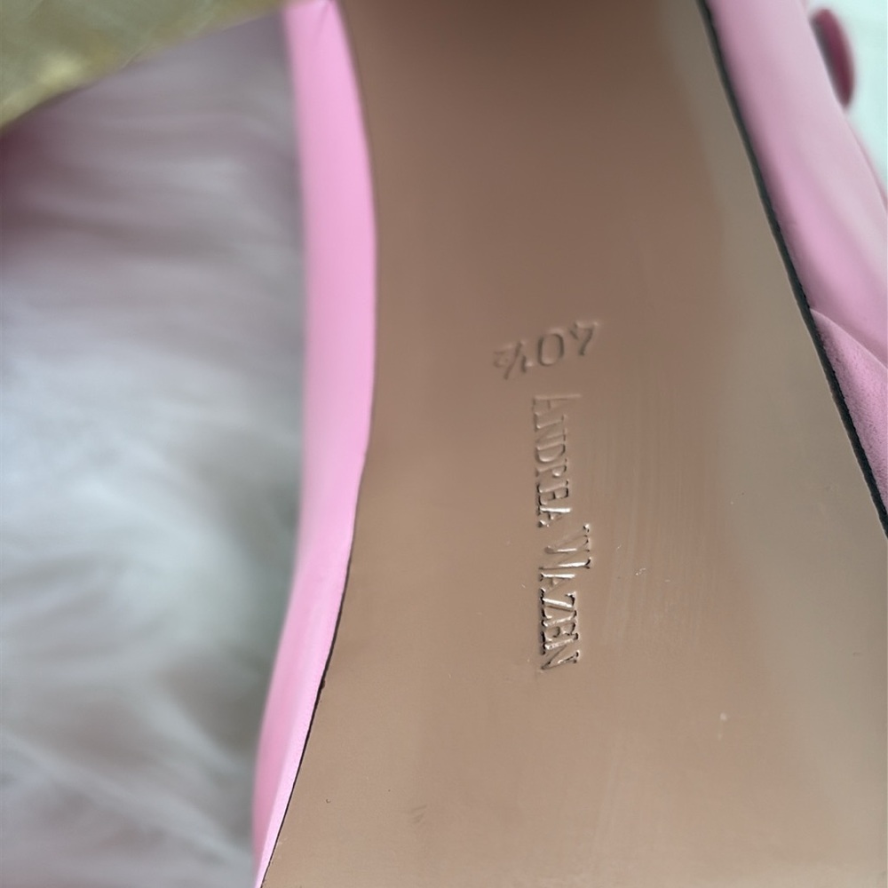 Andrea Wazen “Double Jeu” Platform Mary Jane Pumps - Picture 10 of 11
