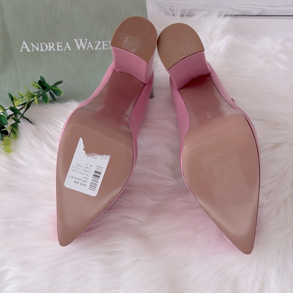 Andrea Wazen “Double Jeu” Platform Mary Jane Pumps - Picture 9 of 11