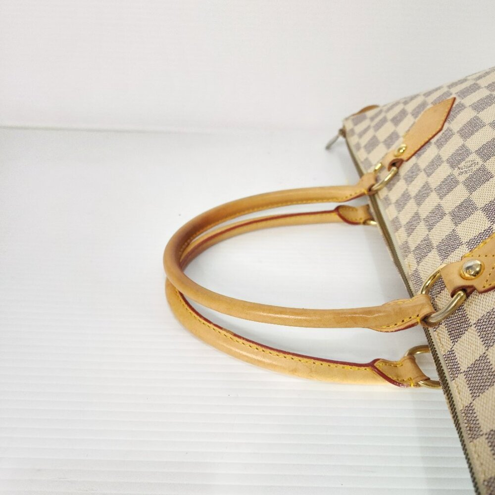 Louis Vuitton LV Tote Bag N51184 SaleyaGM white Damier Azul - FCM524 - Picture 12 of 16