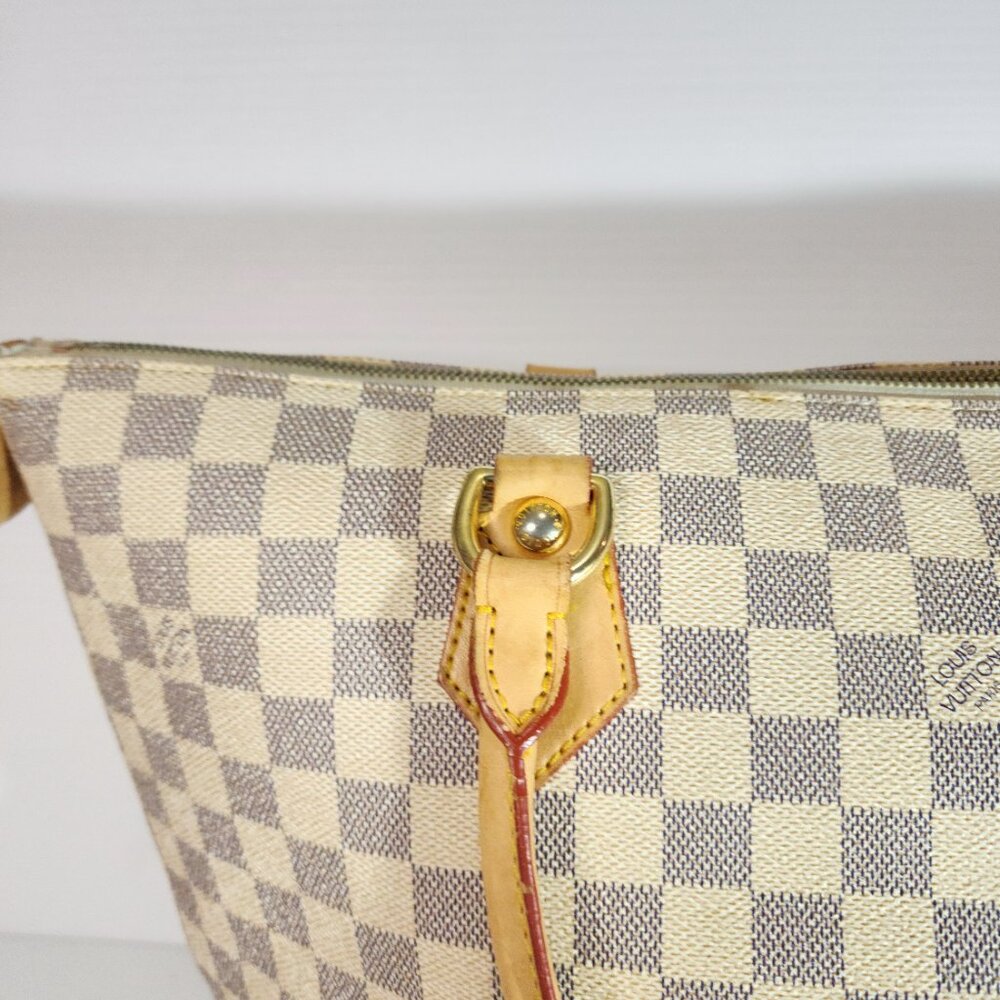 Louis Vuitton LV Tote Bag N51184 SaleyaGM white Damier Azul - FCM524 - Picture 5 of 16