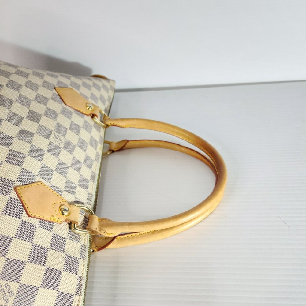 Louis Vuitton LV Tote Bag N51184 SaleyaGM white Damier Azul - FCM524 - Picture 11 of 16