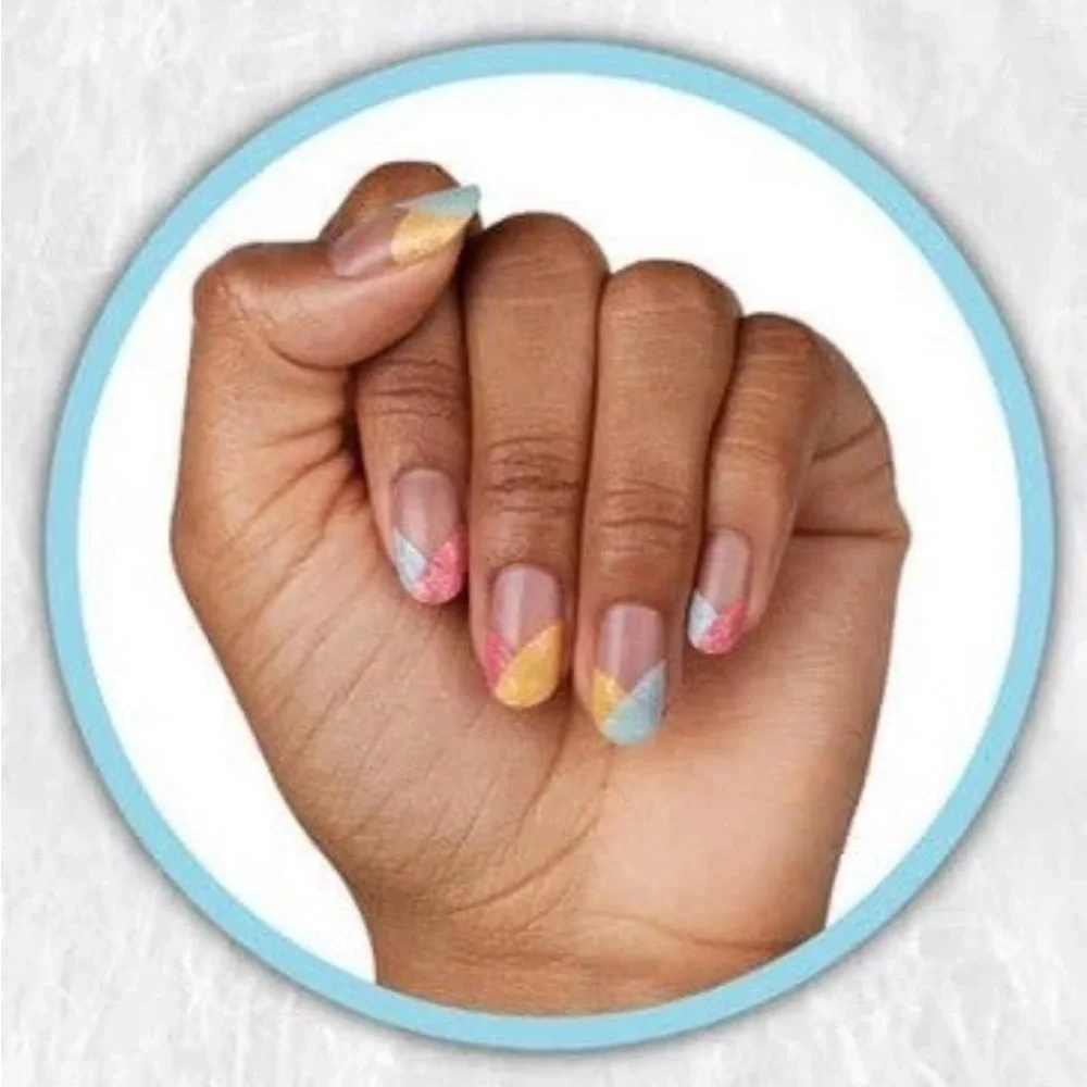 *Exclusive* Color Street: Mellow Yellow | Pale Pastel Curved French Tips Spring - Picture 9 of 12