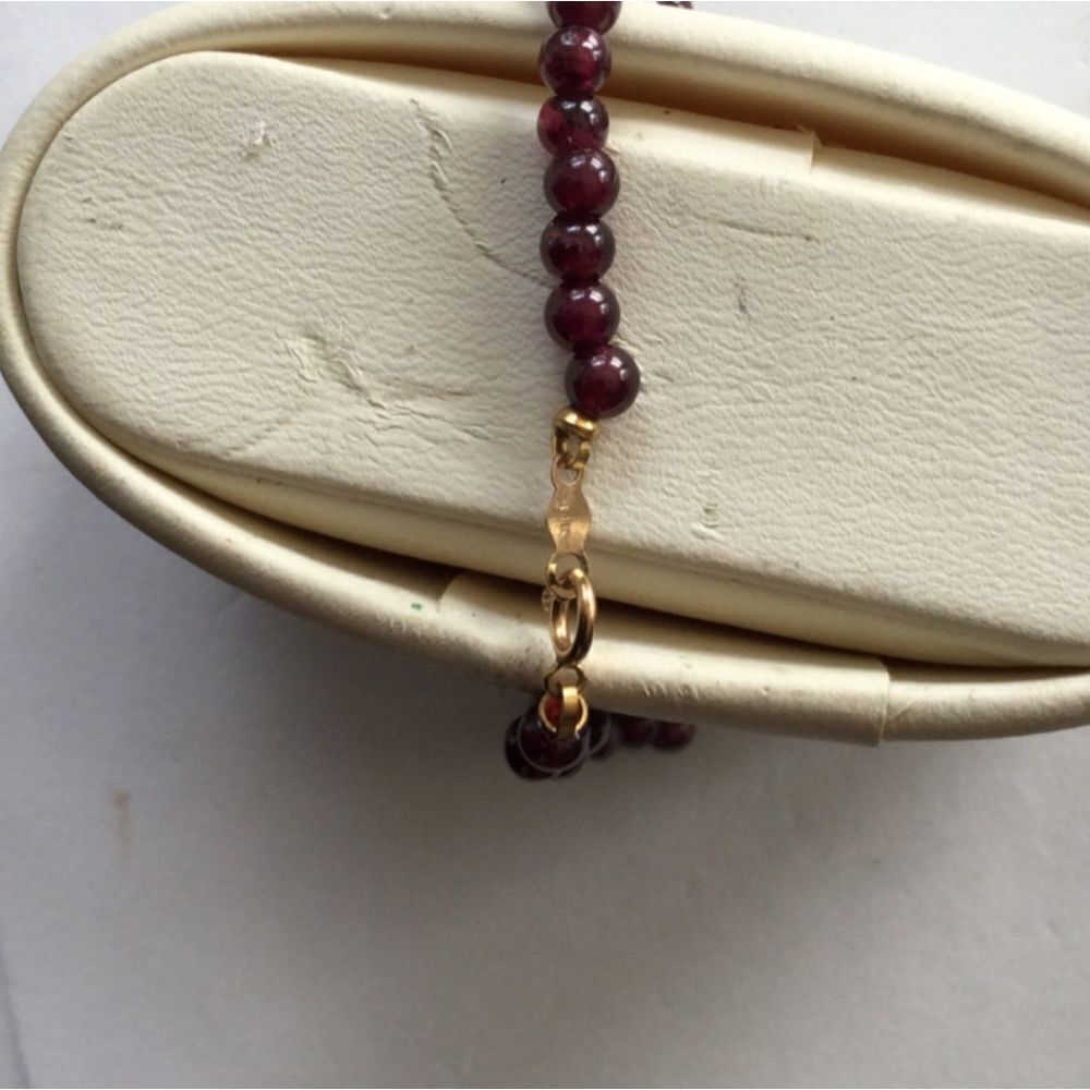 Amethyst Pearls On 14k Spring Clasp & Connectors Bracelets 7.5” - Picture 3 of 7