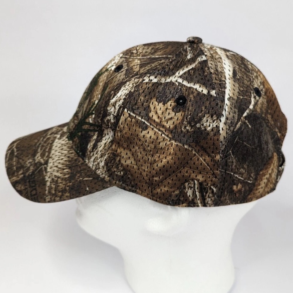 INFINITY Brown and Green Mesh Camouflage Baseball Hunting Hat - Picture 5 of 9