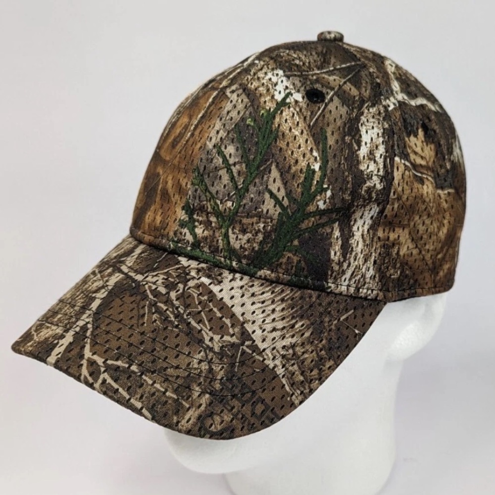 INFINITY Brown and Green Mesh Camouflage Baseball Hunting Hat - Picture 6 of 9