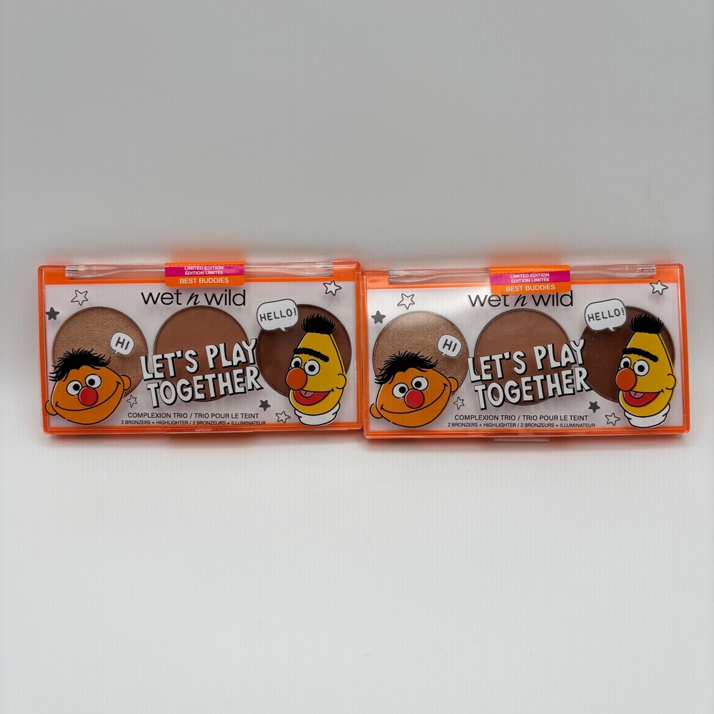 Wet n Wild Best Buddies Complexion Trio Bronzer Highlighter Palette x2