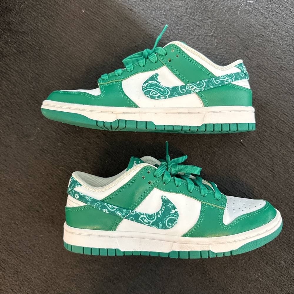 Nike Green Paisley Dunks