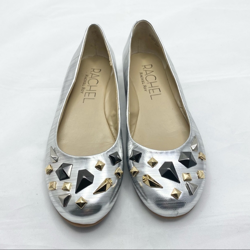 RACHEL Rachel Roy Jonella Geometric Studded Flats