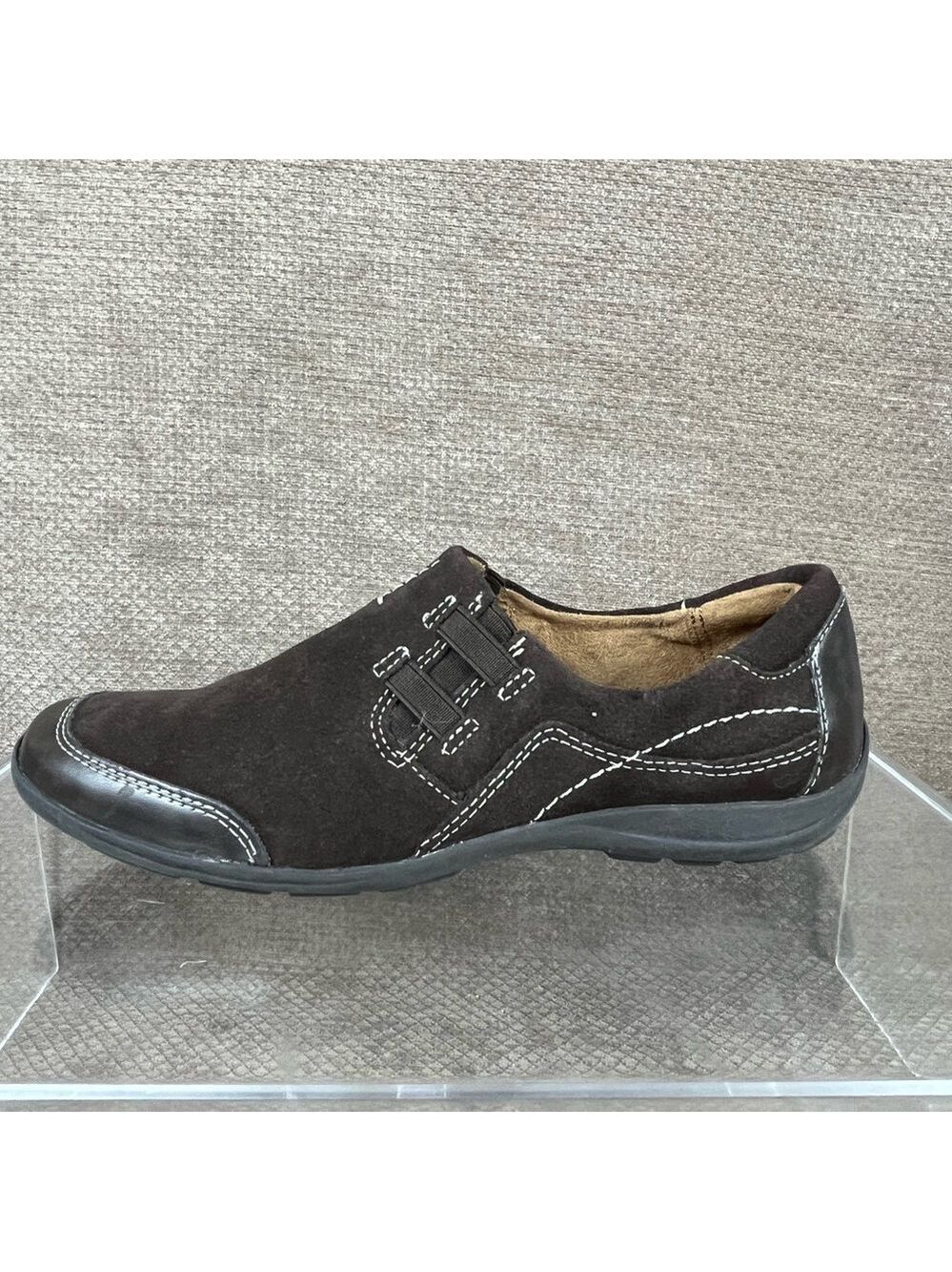 Naturalizer Women's shoes brown suede slip on casual sneakers size 7.5 EUC - Picture 6 of 12