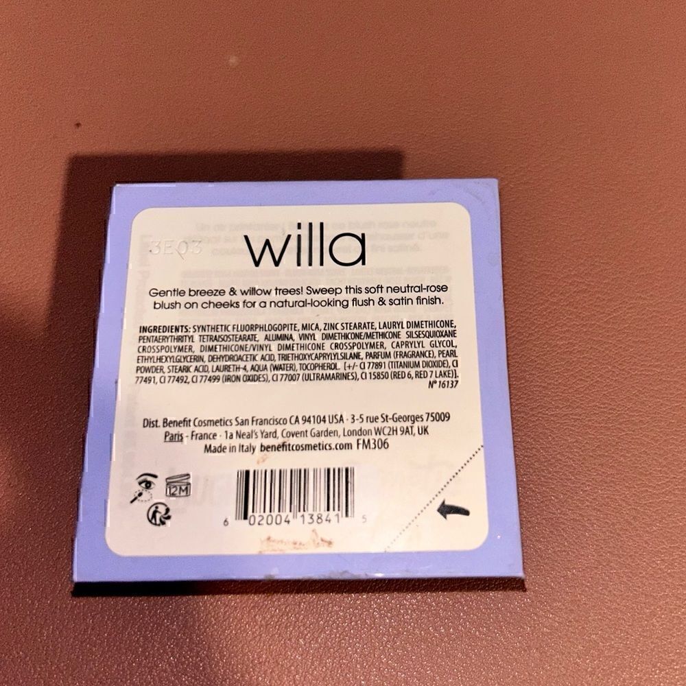 Benefit Willa Blush - Picture 2 of 3
