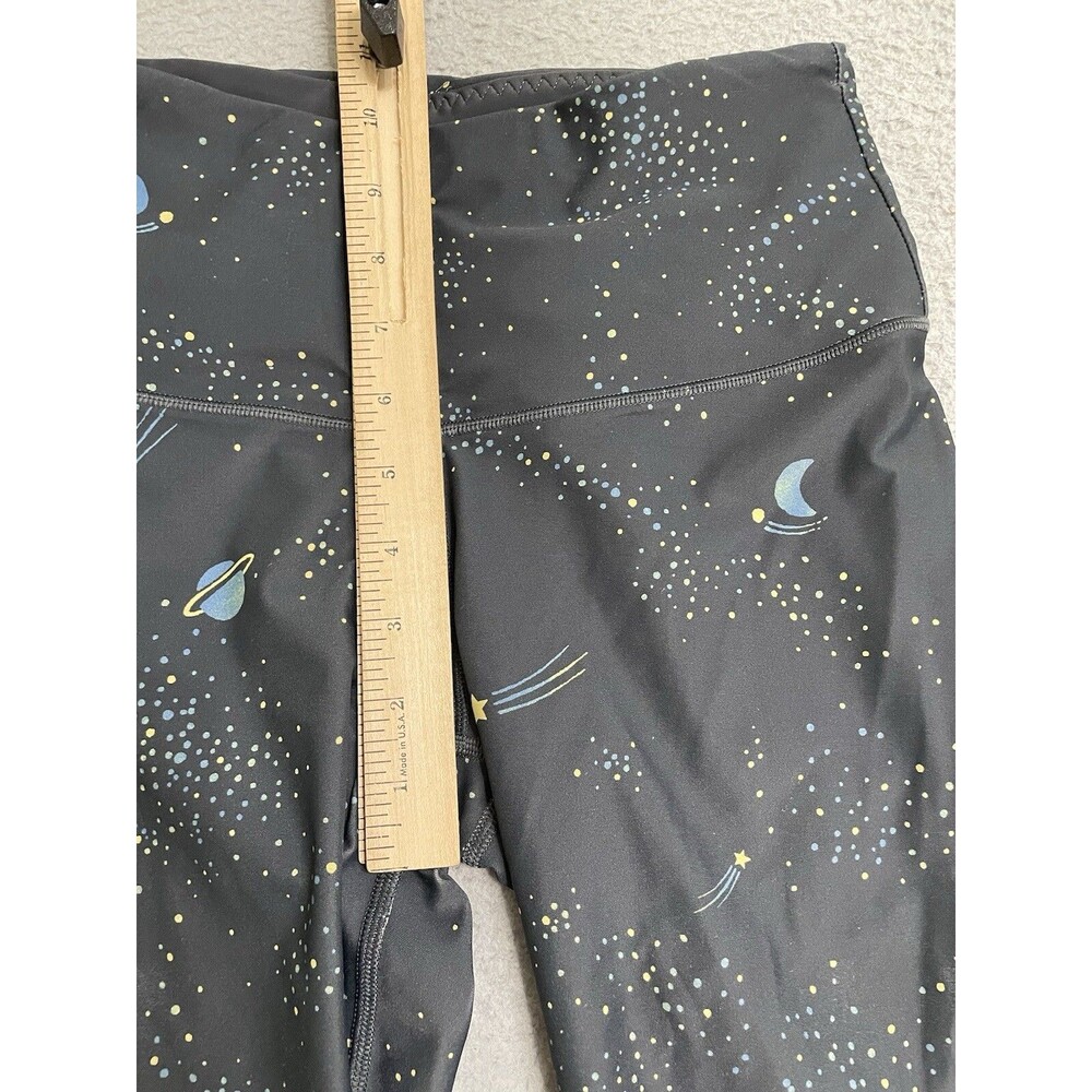 Victoria's Secret Sport Gray Galaxy/Moon/Stars Leggings Size Small High Rise - Picture 10 of 10