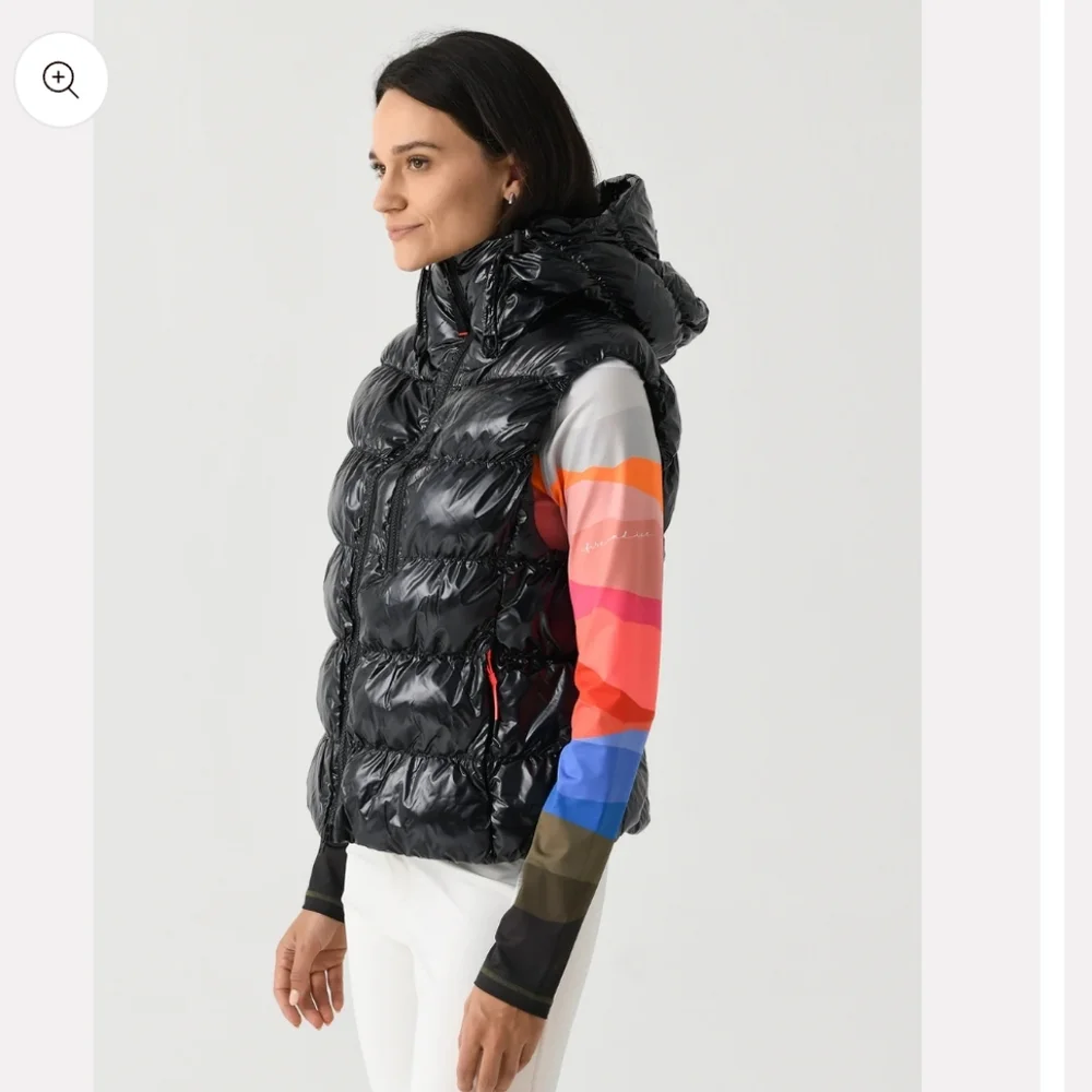 Bogner Fire and Ice Naima Vest Black Bogner Puffer Vest Bogner Fire & Ice Vest - Picture 3 of 16
