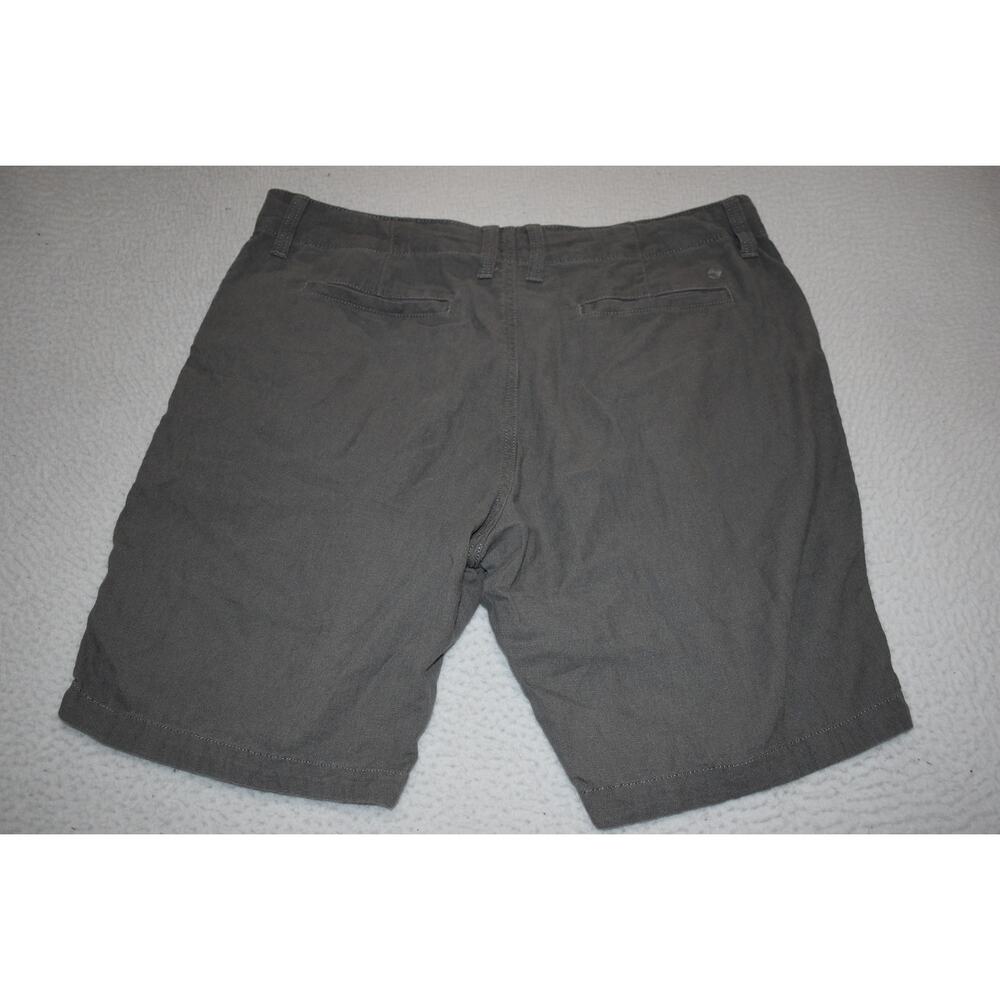 Lucky Brand Hawaiian Shorts Mens Size 32 Linen Viscose Blend Gray Draw Strings - Picture 6 of 7