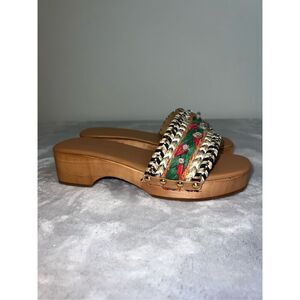 CELESTE TAN COMBO JUTE SANDAL HEEL 6