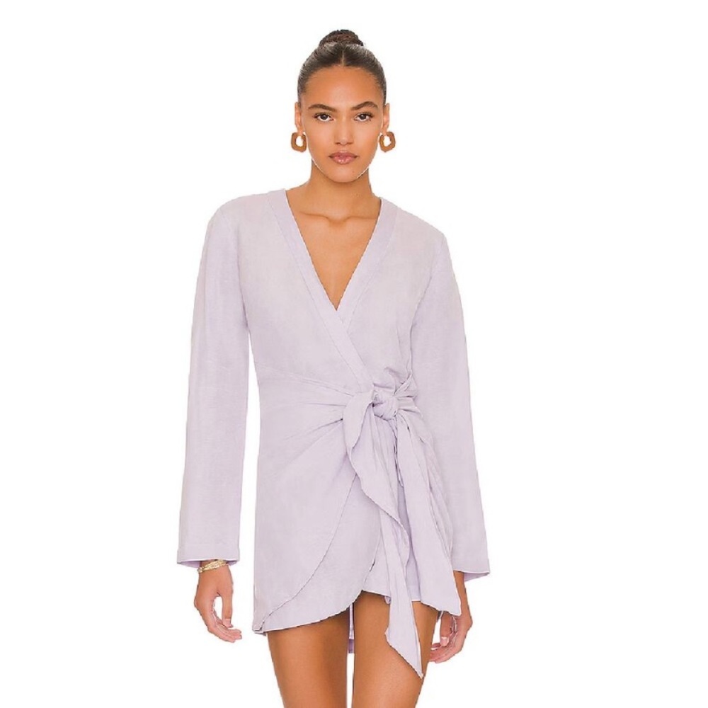 L'Academie Light Purple Mini Dress - Picture 2 of 16
