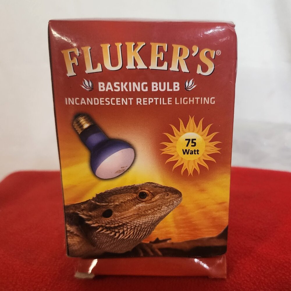 Fluker's 75W Incandescent Reptile Lighting Basking Bulb 120V 12"-18" Distance
