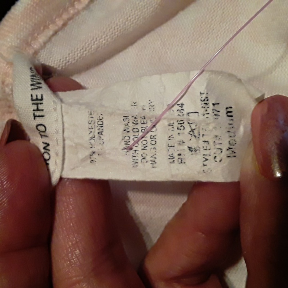 Caution To The Wind Medium Pink & White Star Pajama Set - Picture 12 of 14