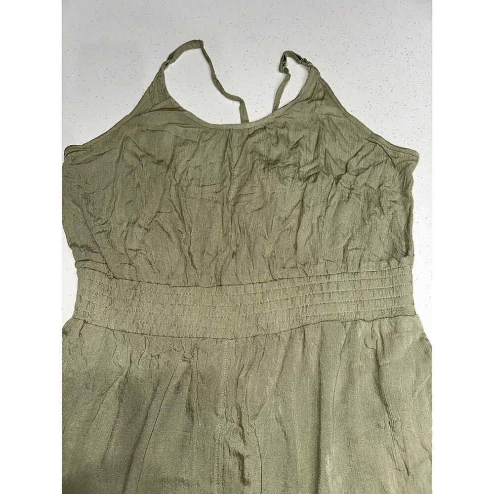 prAna Fernie Wide Leg Jumpsuit Romper Sweet Agave Large Beach Coverup NWT - Picture 4 of 14