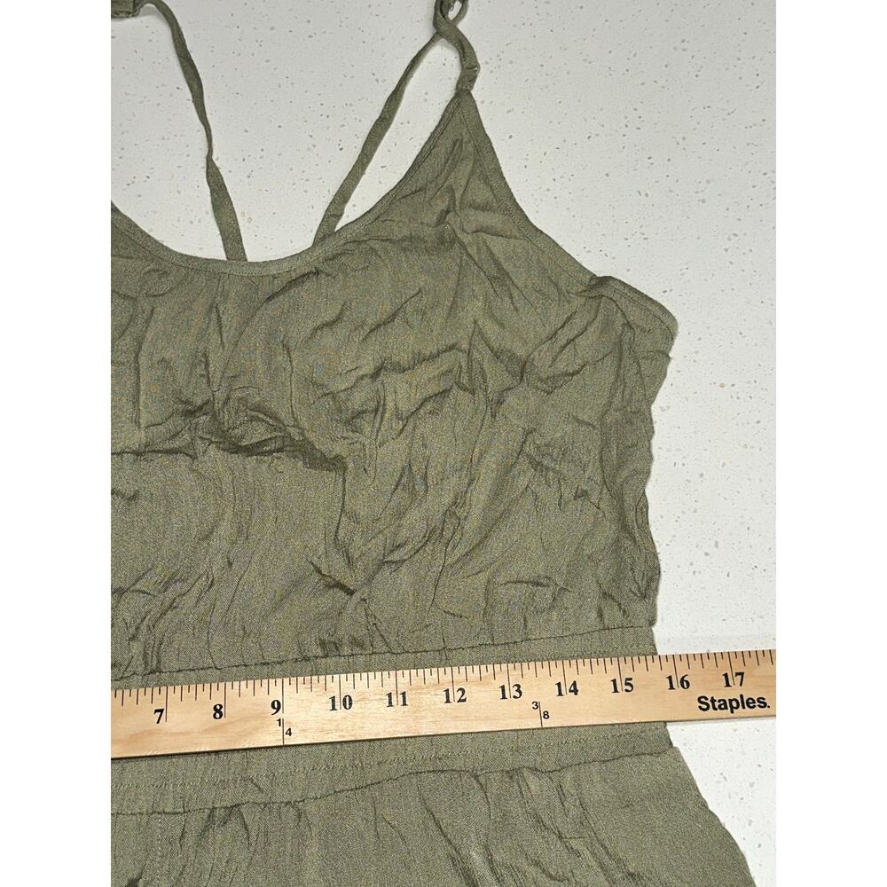 prAna Fernie Wide Leg Jumpsuit Romper Sweet Agave Large Beach Coverup NWT - Picture 9 of 14