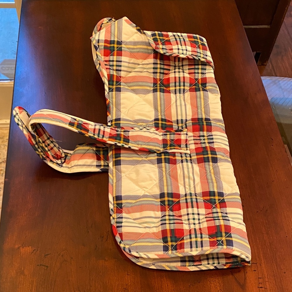 Plaid Quilted Dog Coat