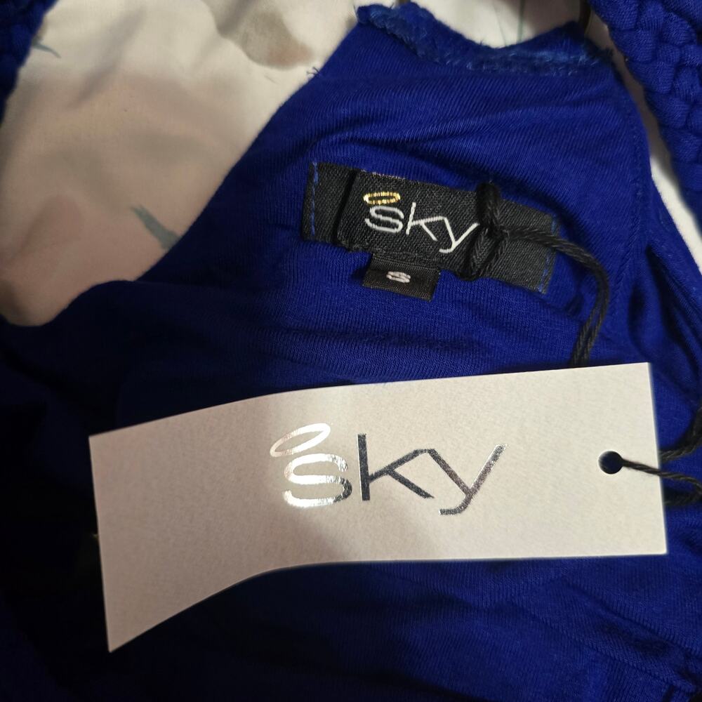 Sky Y2K Inspired Racerback Braided Tank Size Small - Picture 4 of 5