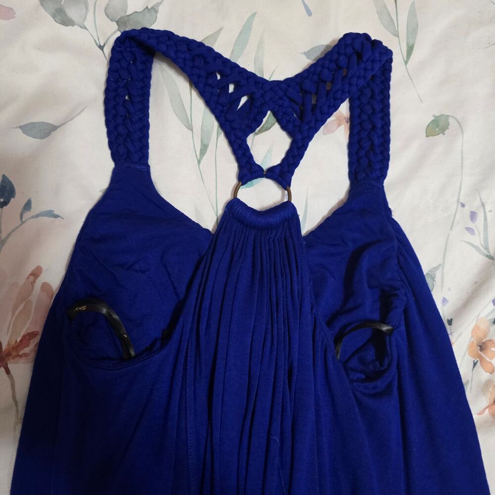 Sky Y2K Inspired Racerback Braided Tank Size Small - Picture 5 of 5